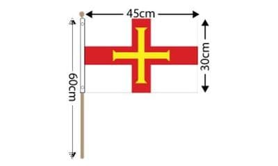 Guernsey Large Hand Flag 18