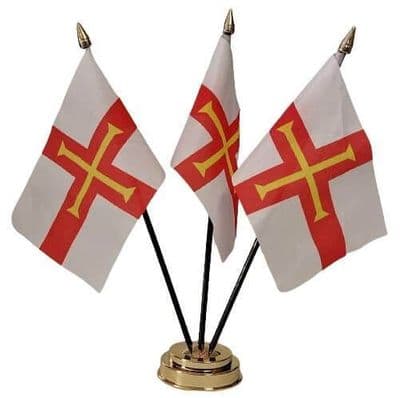 Guernsey Triple Table Flag