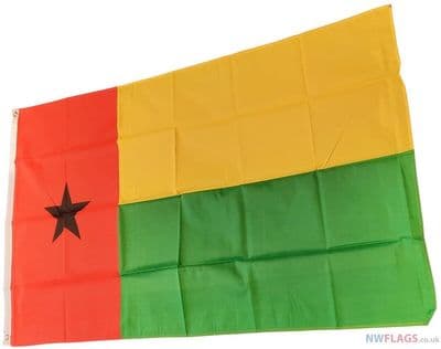 Guinea Bissau Flag - 5ft x 3ft | Standard Polyester