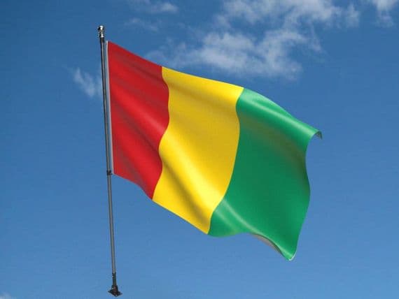 Guinea Flag 5ft x 3ft | Buy Guinea Value Flag | North West Flags