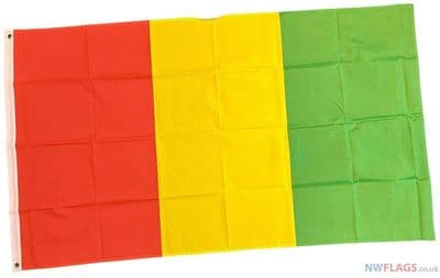Guinea Flag - 5ft x 3ft | Standard Polyester