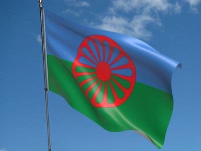 Gypsy Romanie Peoples Flag 5ft x 3ft
