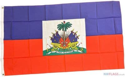 Haiti Flag - 5ft x 3ft | Standard Polyester