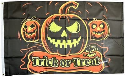 Halloween Trick or Treat NEW Flag 5ft x 3ft
