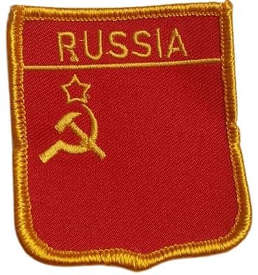 Hammer & Sickle USSR Shield Embroidered Sew on patch