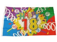 Happy 18th Birthday Flag | Buy Happy 18th Birthday Flag | NWFlags