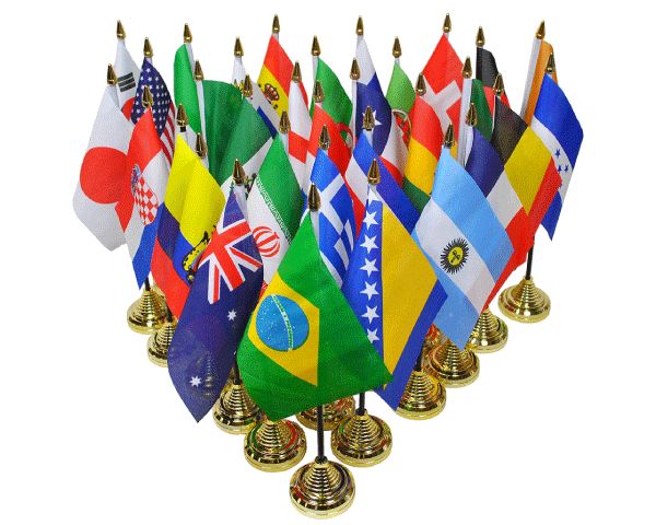 Happy 18th Birthday Wooden Table Flag | NWFlags