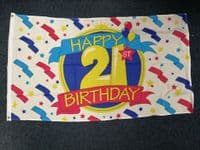 Happy 21st Birthday 2 Flag | Buy Happy 21st Birthday Flag | NWFlags