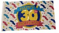 Happy 30th Birthday 2 Flag | Buy Happy 30th Birthday Flag | NWFlags