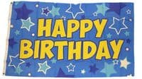 Happy Birthday Blue Flag | Buy Happy Birthday Blue Flag | NWFlags
