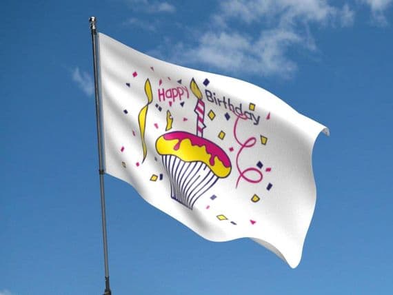 Happy Birthday Cake Flag | Buy Happy Birthday Cake Flag | NWFlags