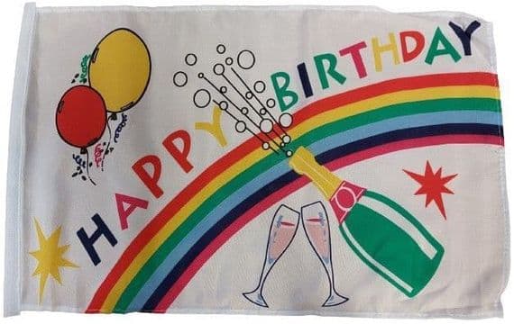 Happy Birthday 1ft Flag | Buy Happy Birthday 1ft Flag | NWFlags