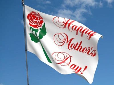 Happy Mothers Day Flag 5ft x 3ft