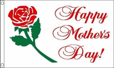 Happy Mothers Day Flag VALUE 3ft x 2ft