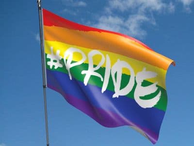 Hashtag Pride Flag 5ft x 3ft