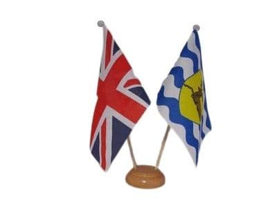 Hertfordshire Friendship Table Flag - Wood