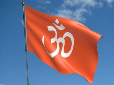 Hindu Flag 5ft x 3ft