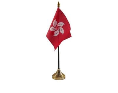 Hong Kong Table Flag