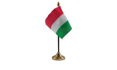 Hungary Table Flag