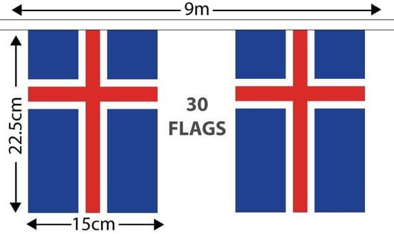 Iceland Bunting | Buy Iceland Bunting | North West Flags