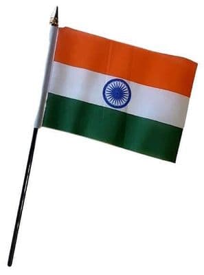 India Table Flag - NO BASE