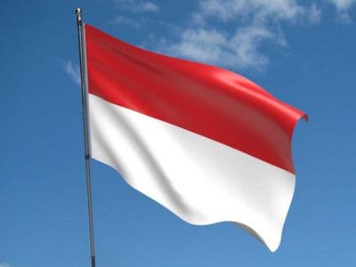 Indonesia Flag 5ft x 3ft