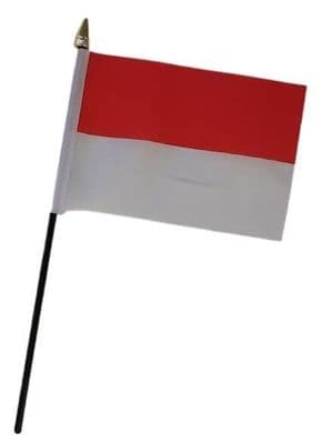 Indonesia Table Flag - NO BASE
