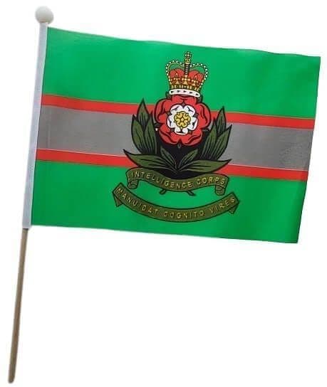 Intelligence Corps Hand Flag | Buy Intelligence Corps Hand Flag