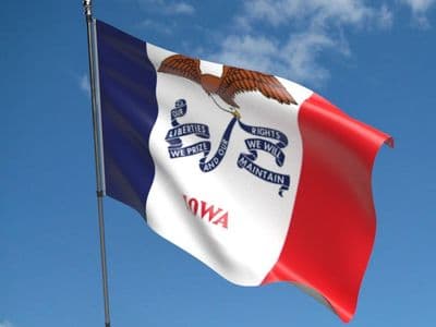 Iowa State 5ft x 3ft Flag