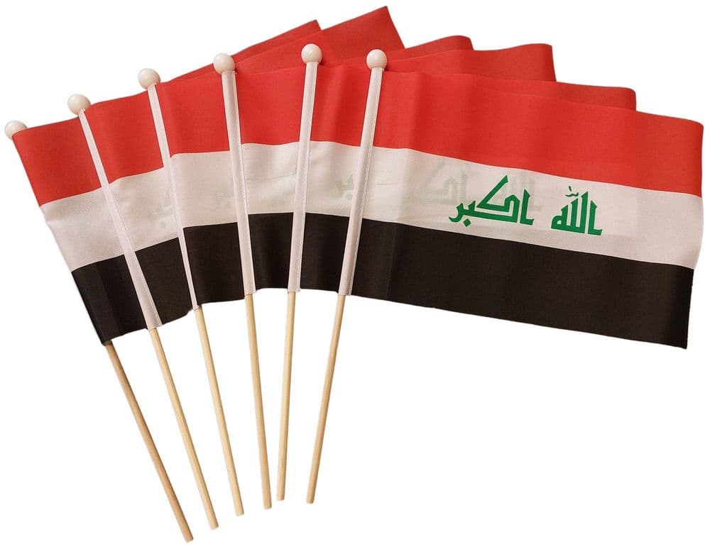 Iraq Pack of Hand Flags | Buy Iraq Pack of Hand Flags | NWFlags
