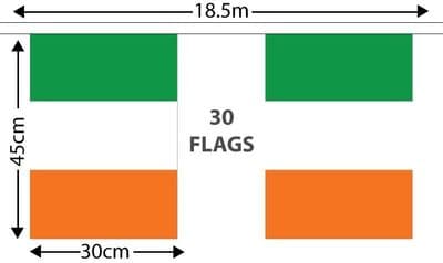 Ireland GIANT Bunting 18.25m