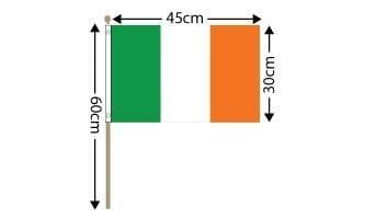 Ireland Large Hand Flag 18