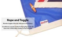 Ireland Premium Quality DuraFlag Rope & Toggle - 3ft x 2ft | NWFlags