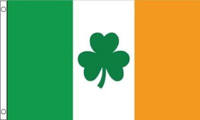 Ireland Shamrock Flag - 5ft x 3ft | Standard Polyester