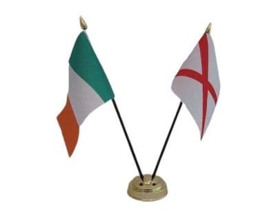 Ireland & St Patrick with UK Friendship Table Flag