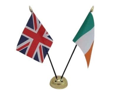 Ireland with UK Friendship Table Flag