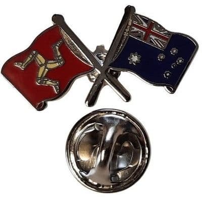 Isle of Man & Australia Pin Badge