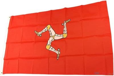 Isle of Man Flag - 5ft x 3ft | Standard Polyester