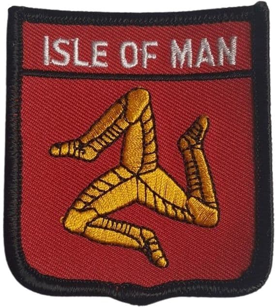 Isle of Man Shield patch | Buy Isle of Man Shield patch | NWFlags