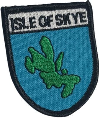 Isle of Skye Badge Embroidered Sew on patch