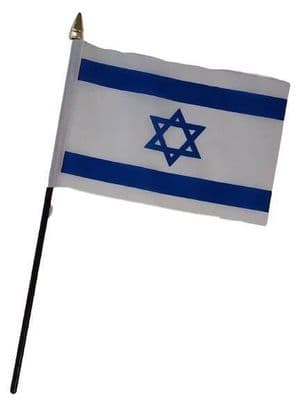 Israel Table Flag - NO BASE