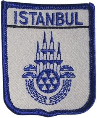 Istanbul Shield Embroidered Sew on patch