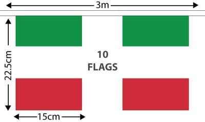 Italy Bunting 3m