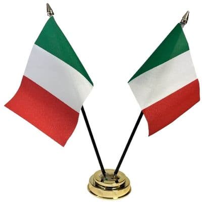 2 Pieces Italy Flag Patches Embroidered Tactical Military Italian IT National Appliqu&eacute; Emblem