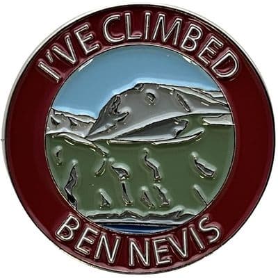 Ive Climbed Ben Nevis Large Pin Badge