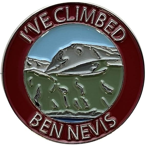 Ive Climbed Ben Nevis Pin Badge | Buy Ive Climbed Ben Nevis Badge | NWFlags