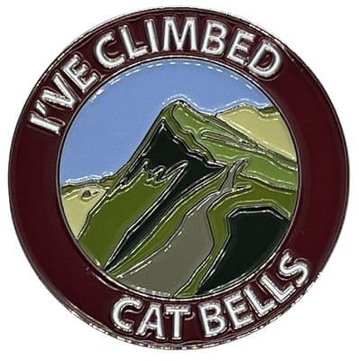 Ive Climbed Catbells Large Pin Badge
