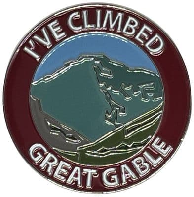 Ive Climbed Great Gable Large Pin Badge