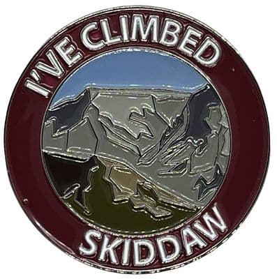Ive Climbed Skiddaw Large Pin Badge