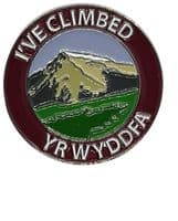 Ive Climbed Yr Wyddfa Pin Badge | Buy Ive Climbed Yr Wyddfa Badge | NWFlags